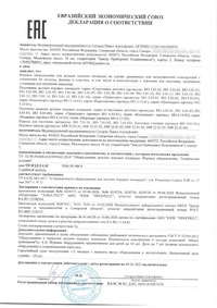 Декларация Евразийского Экономического Союза о соответствии безопасности оборудования детских игровых площадок. Игрового оборудования, песочниц