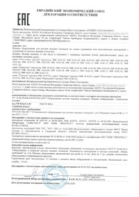 Декларация Евразийского Экономического Союза о соответствии безопасности оборудования детских игровых площадок. Игрового оборудования