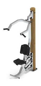 Тренажер тяга верхняя (лиственница орех) СТ 007-Л.И2.02