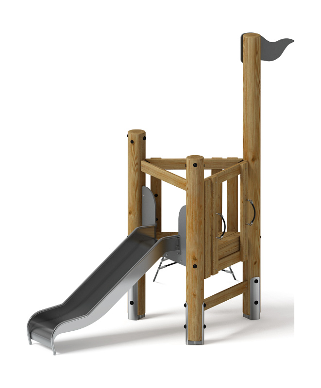 Игровой комплекс (лиственница орех) ДИК 1.24.03-Л.И1.02