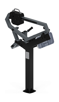 Бицепс стоя (серый) - Уличный тренажер - СТ 035-13.И1