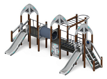 Космопорт (Серый) - ДИК 2.14.05-01 - Игровой комплекс H=1200