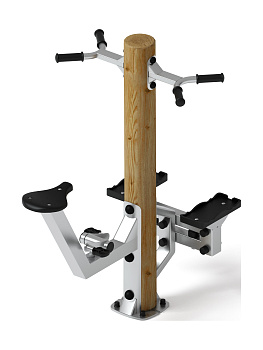 Тренажер степ+вело (лиственница орех) СТ 018-Л.И3.02