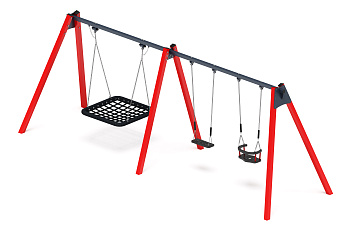 Качели М3 (красный) ИО 13.М.06.03.01.01-01.И1
