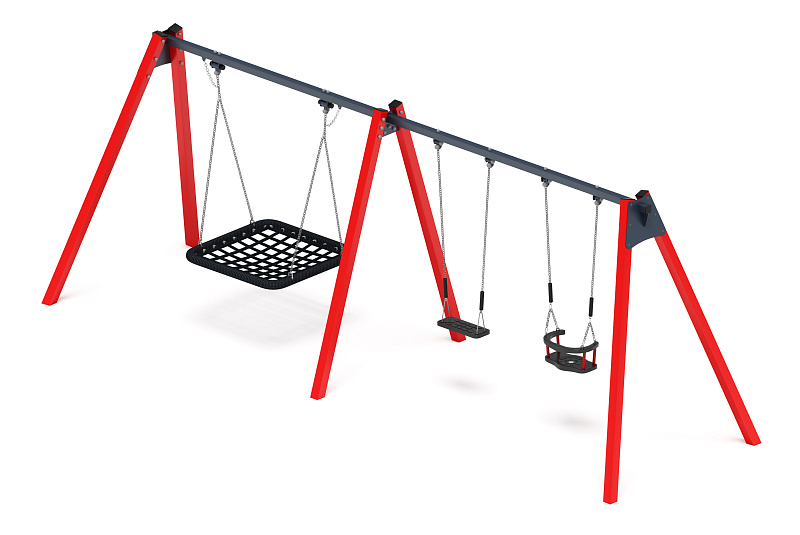 Качели М3 (красный) ИО 13.М.06.03.01.01-01.И1
