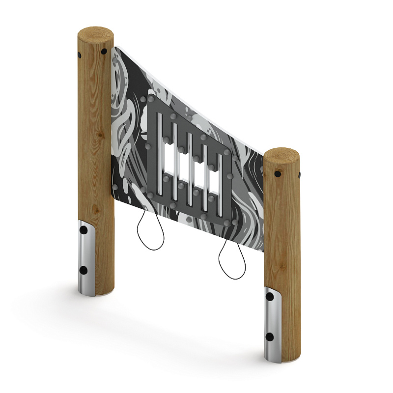 Металлофон (лиственница орех) МФ 22.01.09-И1.02