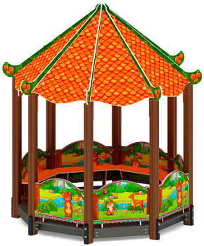 Беседка-пагода Карнавал (Полянка) - МФ 10.22.01-02