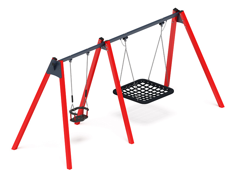 Качели М2 (красный) ИО 12.М.06.01.01-01.И1