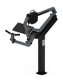 Бицепс стоя (серый) - Уличный тренажер - СТ 035-13.И1