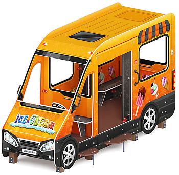 Автобус-мороженое (оранжевый) - Беседка - МФ 10.03.14-01