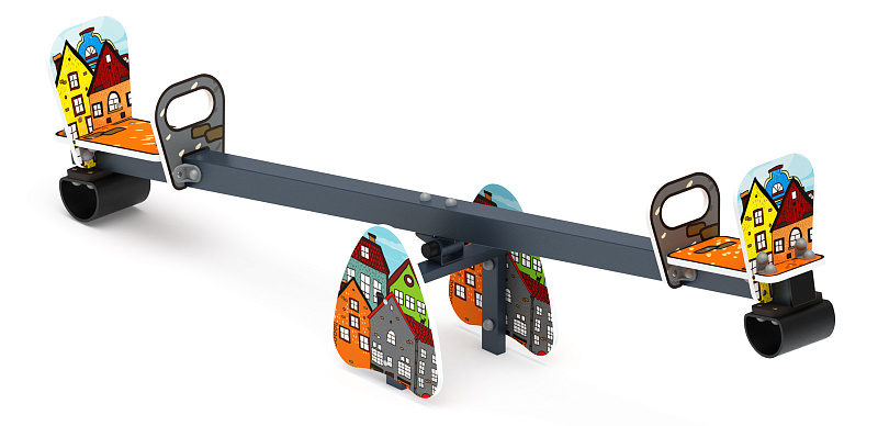 Качалка балансир со спинкой большой (Город) - ИО 21.М.01.05-04.И1