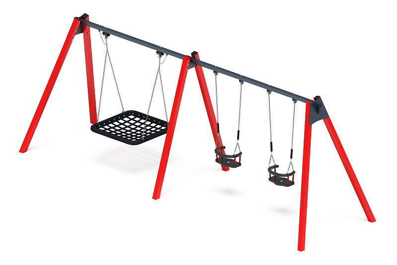 Качели М3 (красный) ИО 13.М.06.03.01.01-01.1.И1
