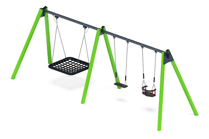 Качели М3 (зеленый) ИО 13.М.06.03.01.01-02.И1