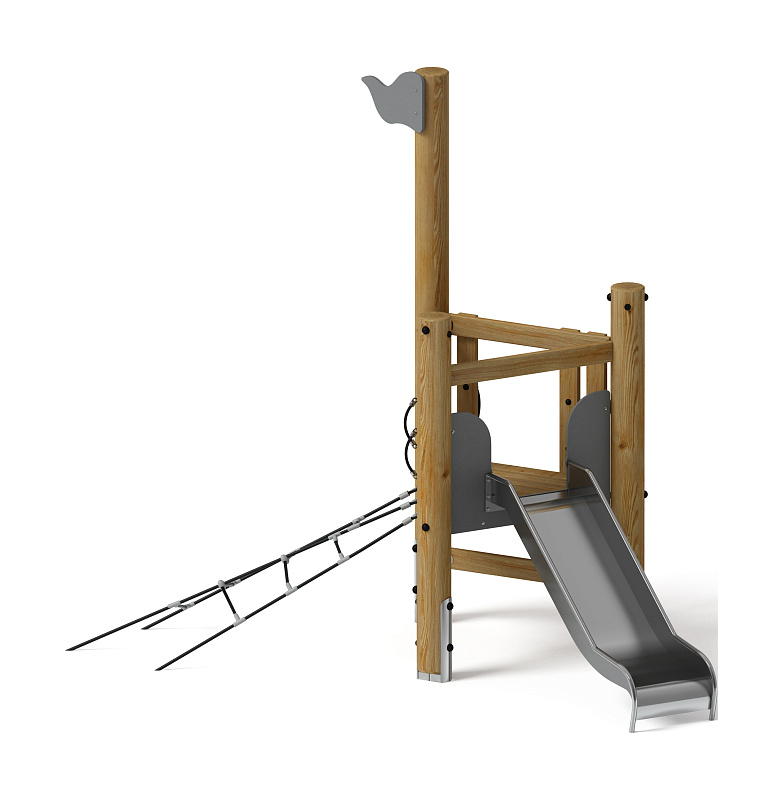 Игровой комплекс (лиственница орех) ДИК 1.24.03-Л.И1.02