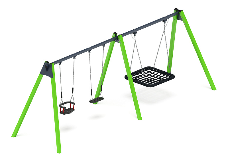 Качели М3 (зеленый) ИО 13.М.06.03.01.01-02.И1