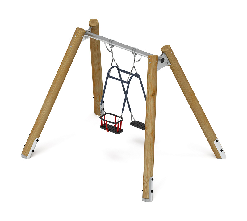 Качели семья (Лиственница орех) ИО 11.Р.07.01-Л.И1.02