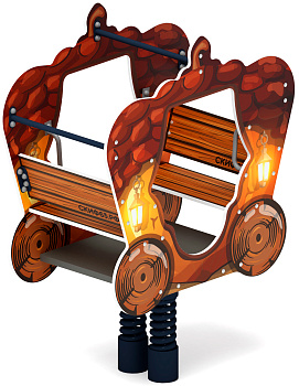 ИО 23.03.03-02.И1 Качалка на пружине карета Желудь