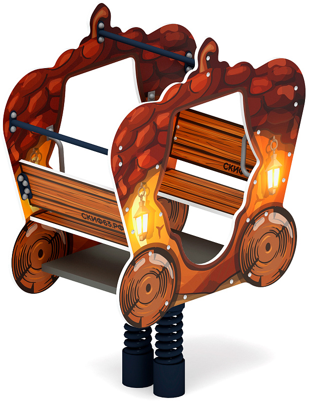 ИО 23.03.03-02.И1 Качалка на пружине карета Желудь