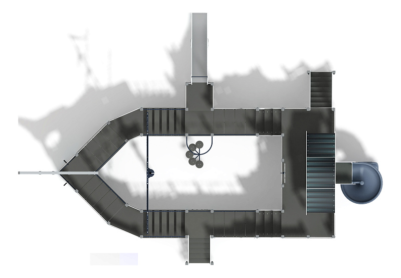 Фрегат (Лагуна) (винтовой скат) горка Н 1500 горка Н 2000 ДИК 2.03.3.04-12.И1