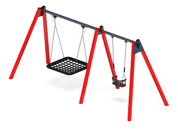 Качели М2 (красный) ИО 12.М.06.01.01-01.И1