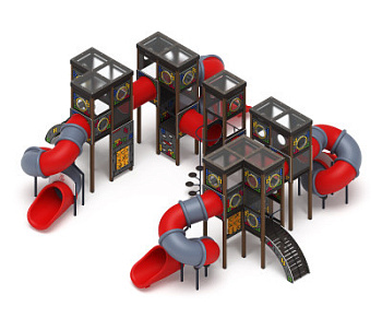 Куб (Тетрис) горка Н 2000 - ДИК 2.23.01-02.01