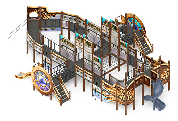 Пароход (Немо)  - ДИК 2.03.3.05-02.И1 - Игровой комплекс H=1200 H=2000