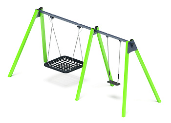 Качели М2 (зеленый) ИО 12.06.03.01-02