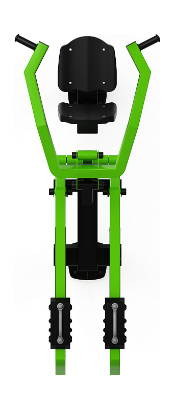 Тяга верхняя с переменной нагрузкой (зеленый) - Уличный тренажер - СТ 036-12