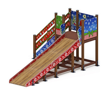 Горка Зима (новый год) (под анкера) - ИО 49.01.01-11.И1 - Н=1500