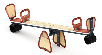 Качалка балансир со спинкой - ИО 21.М.01.01-П.01