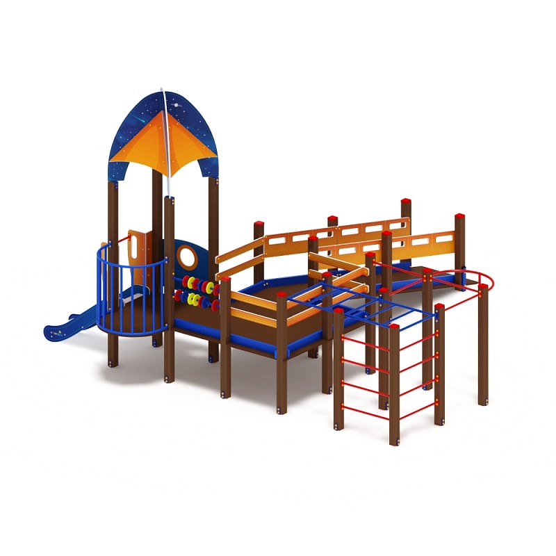 Игровой комплекс - ДОВ 20.14.02 - Забота (Космопорт) H=750