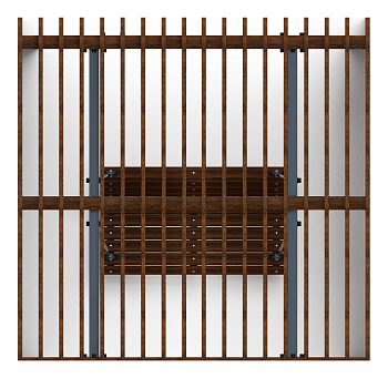 Пергола с диваном - МФ 78.01.01-01.И1 /без поликарбоната/