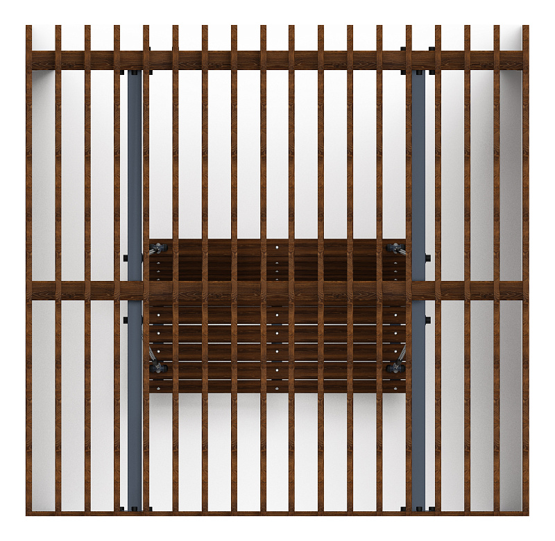 Пергола с диваном - МФ 78.01.01-01.И1 /без поликарбоната/