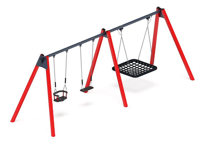 Качели М3 (красный) ИО 13.М.06.03.01.01-01.И1