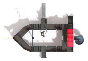 Фрегат (Мульт) (винтовой скат) горка Н 1500 горка Н 2000 ДИК 2.03.3.04-10.И1
