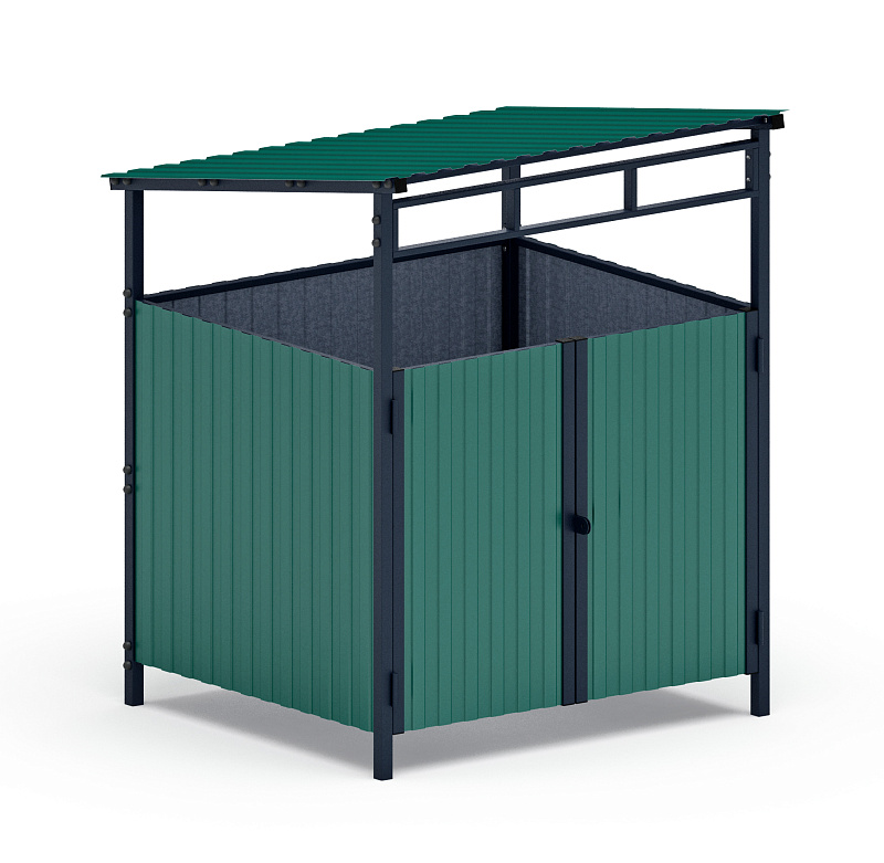 Навес контейнерной площадки для мусора (1 секция) МФ 55.02.02.1-01