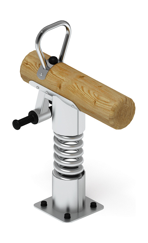 Качалка на пружине (Лиственница орех) ИО 22.24.03-Л.И1.02