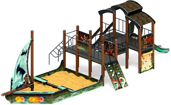 Парусник (Летучий Голландец) - ДИК 2.03.3.02-04 - Игровой комплекс Н=1200