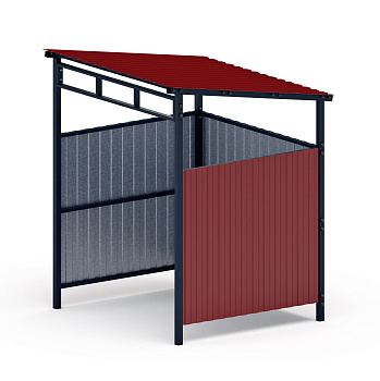 Навес контейнерной площадки для мусора (1 секция) МФ 55.02.03.1-04