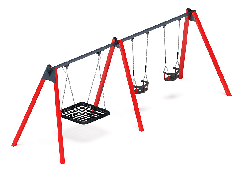 Качели М3 (красный) ИО 13.М.06.03.01.01-01.1.И1