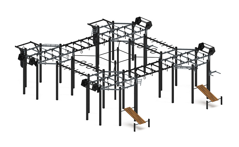Многофункциональный спортивный комплекс (серый) МК 100.02-03
