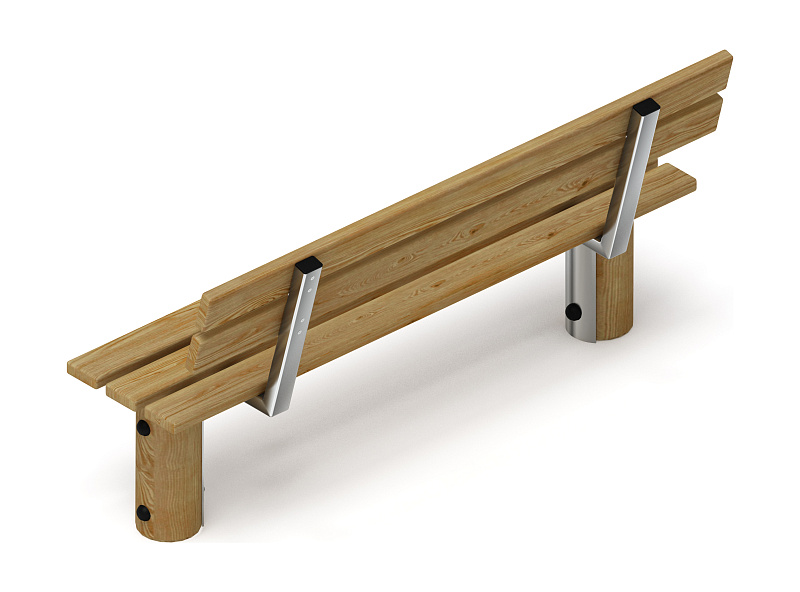 Скамья (лиственница орех) МФ 42.04.02-Л.И1.02