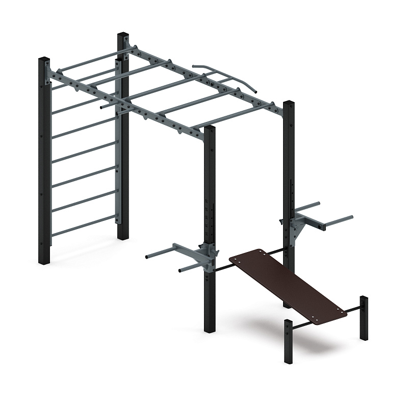 Многофункциональный спортивный комплекс (серый) МК 100.03-03