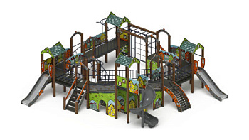 Остров детства (Город) - ДИК 2.01.8.02-11.И1 - Игровой комплекс H=1200 H=2000