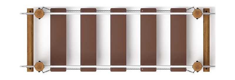 Мост подвесной (лиственница темный) СО 1.82.06-Л.И1.01