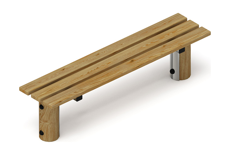 Скамья (лиственница орех) МФ 42.04.01-Л.И1.02