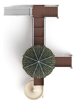 Карнавал (Шанхай) - ДИК 2.22.02-02.И1 - Игровой комплекс H=1200 H=2000