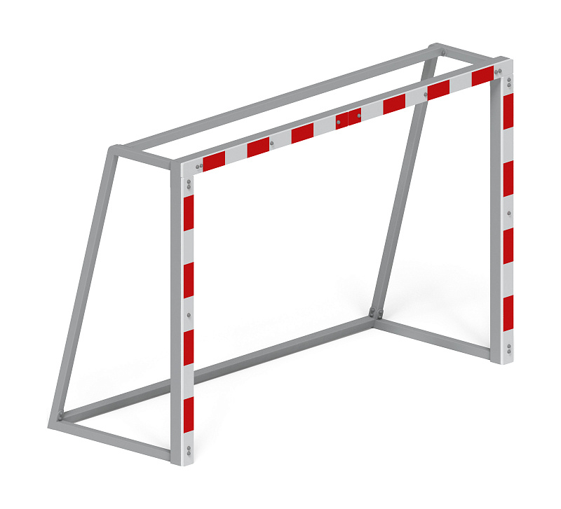 Ворота мини футбольные (красные) (с креплением сетки) - СО 2.60.04-02
