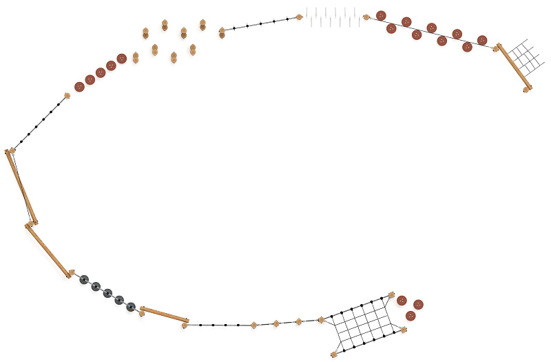Спортивная серия (лиственница орех) СК 2.08.09-Л.02