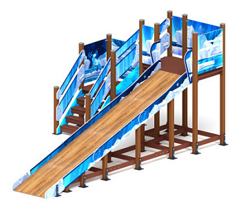 Горка Зима (снежная королева)(под анкера) - ИО 49.01.02-04.И1 - Н=2000